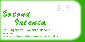 botond valenta business card